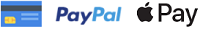 Credit card, PayPal or ApplePay